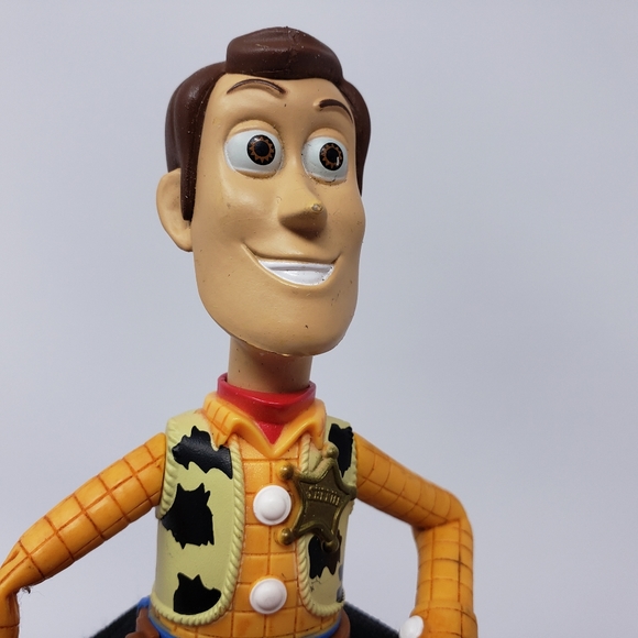 Disney Pixar Toy Story Buzz Lightyear Woody Toy Figures Set of 2 - Picture 12 of 16